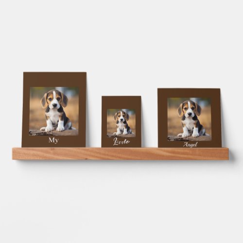 My Little Angel Personalized Custom Pet  Picture Ledge