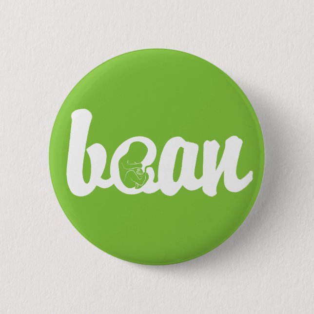My little bean - Pregnancy loss awareness pins (Front)