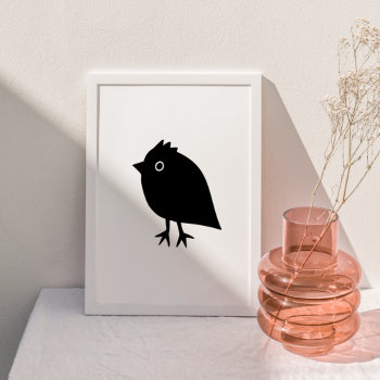 My Little Bird Poster by DoodleDeDoo at Zazzle