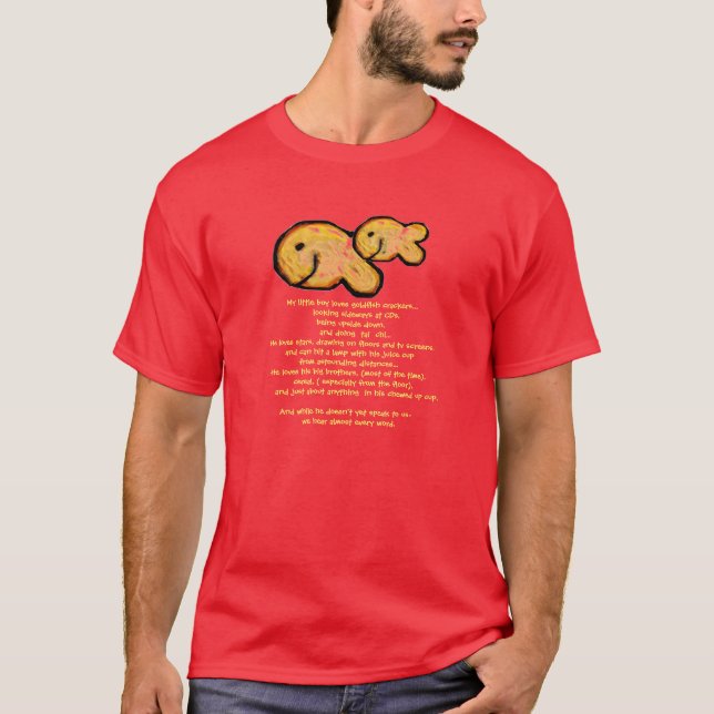 My Little Boy loves goldfish T-Shirt (Front)