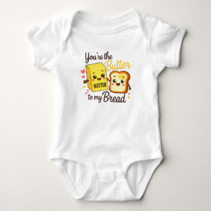 My Little Butter & Bread Baby Grow Baby Bodysuit