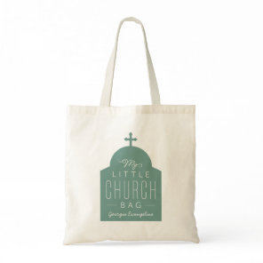 My little church bag cute green Orthodox dome tote