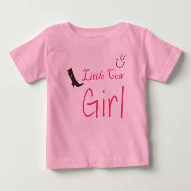 My Little cow girl Baby T-Shirt (Front)