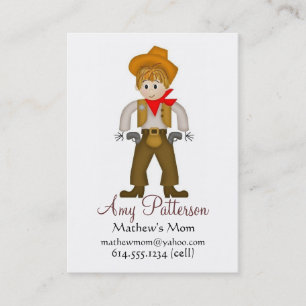 My Little Cowboy Mommy Cards