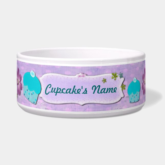 My Little Cupcake CUSTOM Name Bowl (Front)