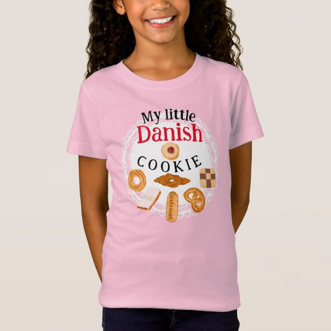 My little Danish COOKIE girls’ T-Shirt  (Front)