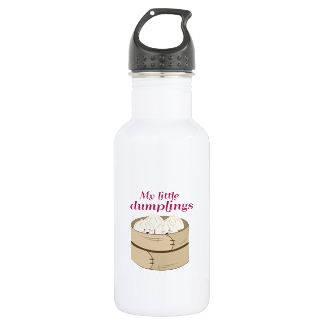 My Little Dumplings Stainless Steel Water Bottle (Front)