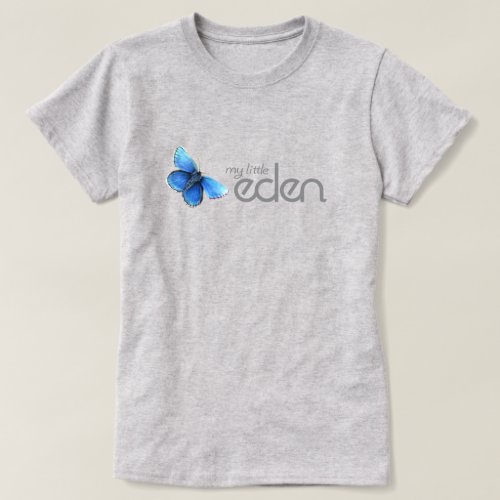 my little eden logo blue butterfly t_shirt