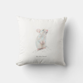 My little friend throw pillow