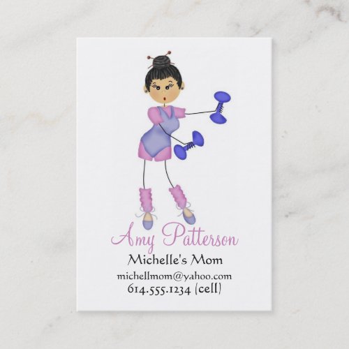 My Little Future Health Instructor Mommy Cards Business Cards