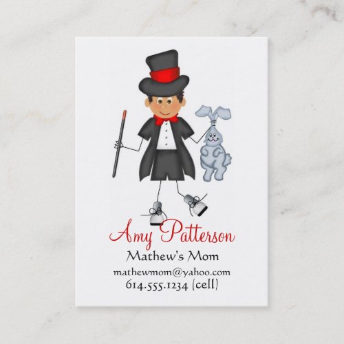 My Little Future Magician Mommy Cards Business Card Templates