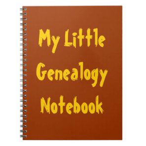 My Little Genealogy Notebook