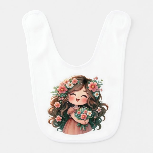 My Little girl  - Baby Bib (Front)