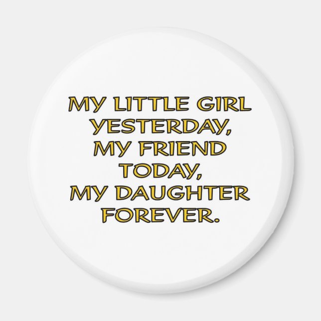 MY LITTLE GIRL MAGNET (Front)