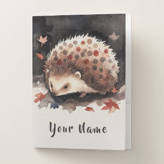 My little hedgehog friend "Dwergerl" Pocket Folder