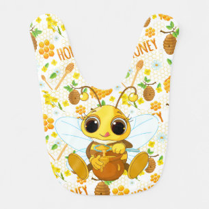 My Little Honey Bee Baby Bib