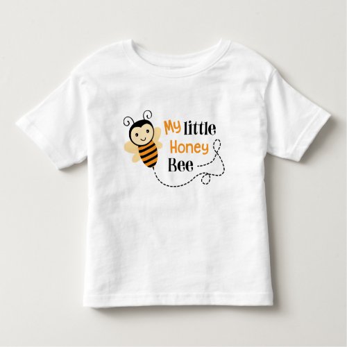 My Little Honey Bee cute gift kids Toddler T_shirt