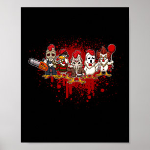 My Little Horror Crew - Halloween Chicken Poster