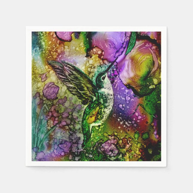 My Little Hummingbird Napkins (Front)