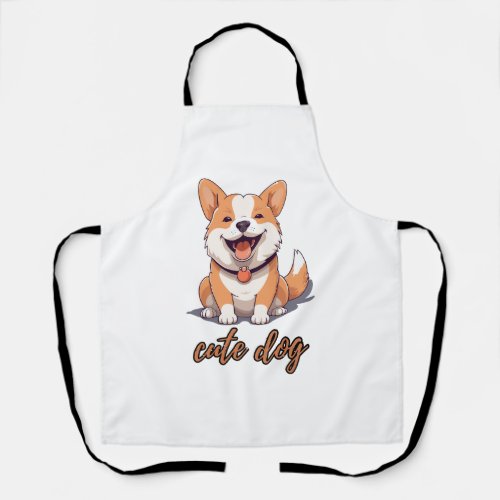 My Little Husky  Cute Dog Classic T_Shirt Apron