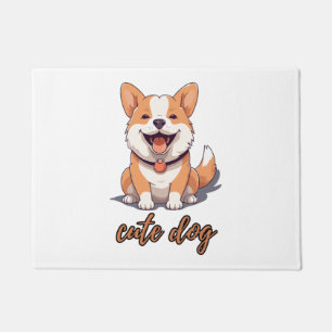 My Little Husky Cute Dog Classic T-Shirt Doormat