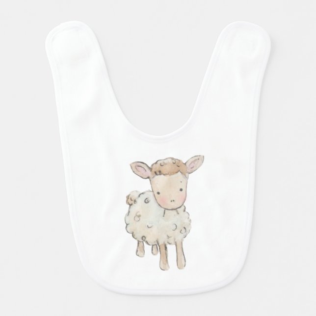 My Little Lamb Bib (Front)