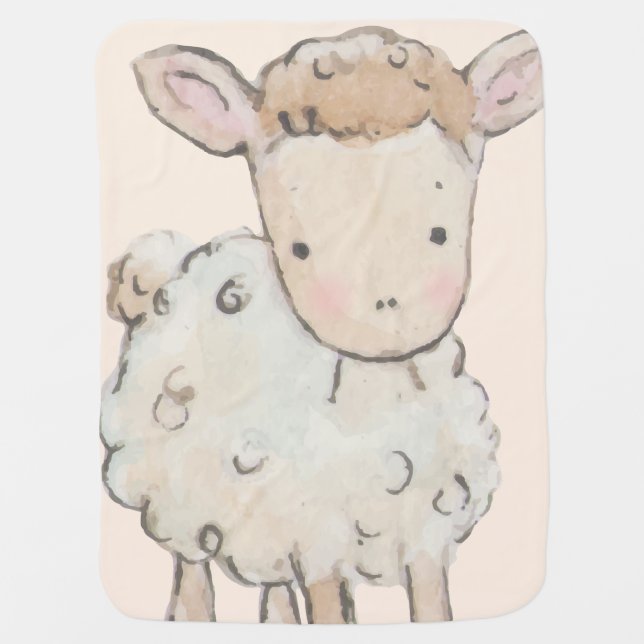 My Little Lamb Blanket (Front)