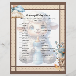 My Little Lamb_  Mommy and Baby Match Letterhead