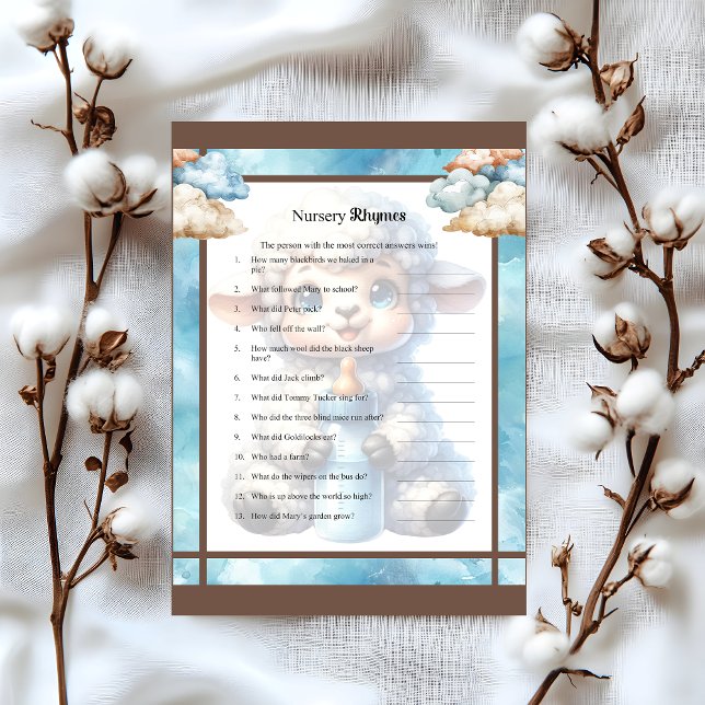 My Little Lamb_ Nursery Rhymes Letterhead (Creator Uploaded)