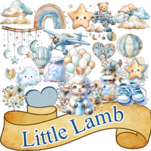 My Little Lamb Sticker