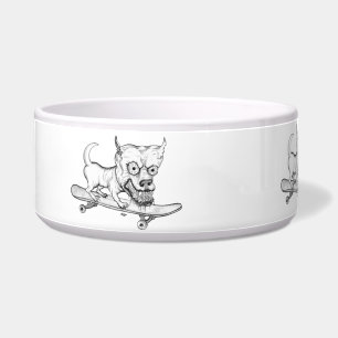 My little Lovely Dog - pencil drawing Bowl