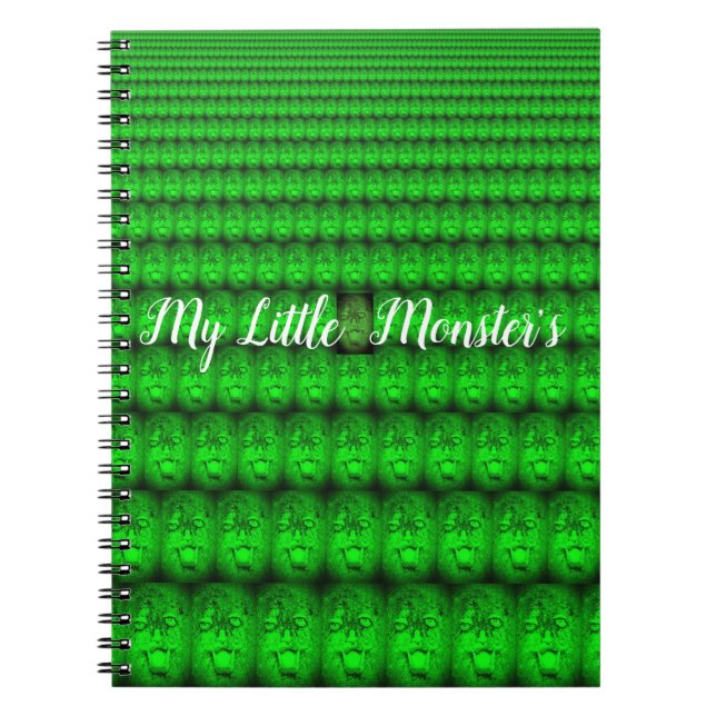 My Little Monster's Spiral Photo Notebook (Front)