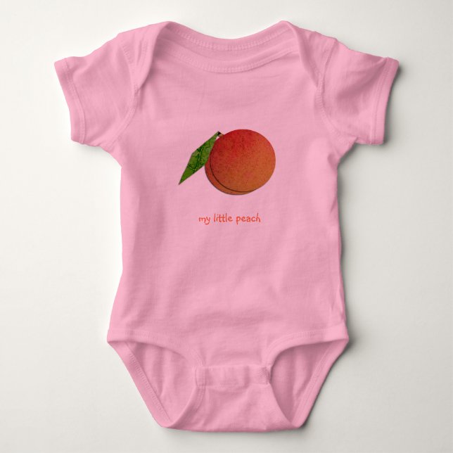 my little peach baby bodysuit (Front)