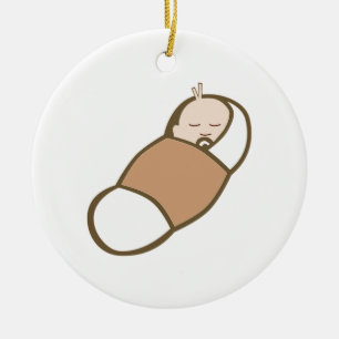 My Little Peanut Ceramic Ornament