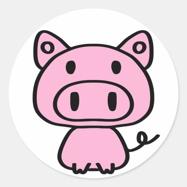My Little Pink Piglet Stickers (Front)