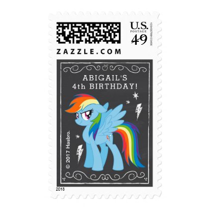 My Little Pony | Chalkboard Rainbow Dash Postage