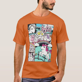 My Little Pony Classic Vintage Rainbow Castle Comi T-Shirt