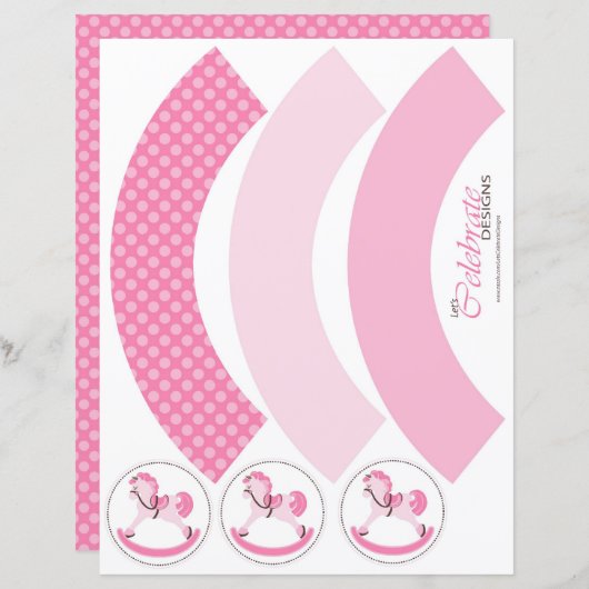 My Little Pony Cupcake Wrapper (Front/Back)