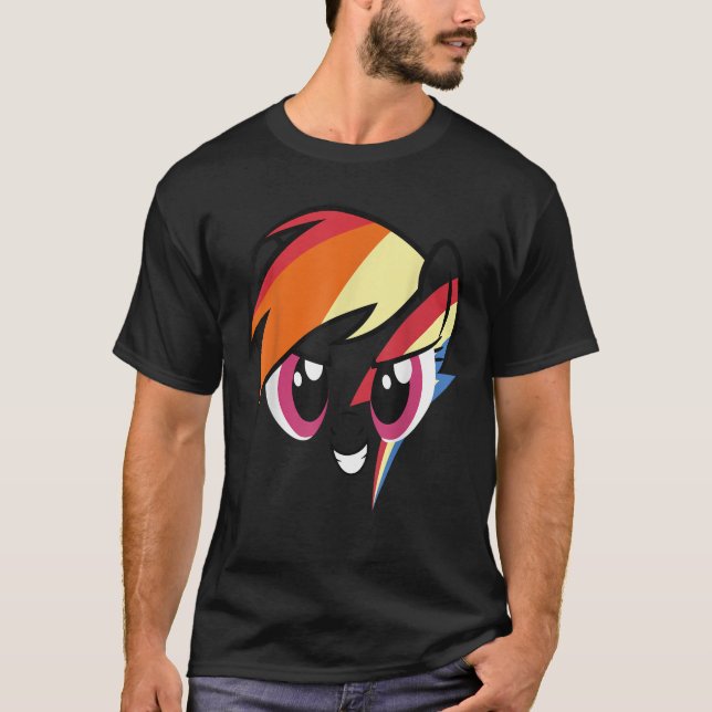 My Little Pony Friendship Is Magic Rainbow Dash Bi T-Shirt (Front)