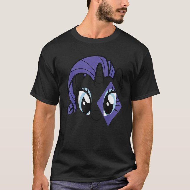 My Little Pony Friendship Is Magic Rarity Big Face T-Shirt (Front)