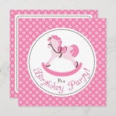 My Little Pony Invitation Square 4 (Front/Back)