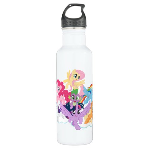 My Little Pony | Mane Six on Clouds Water Bottle
