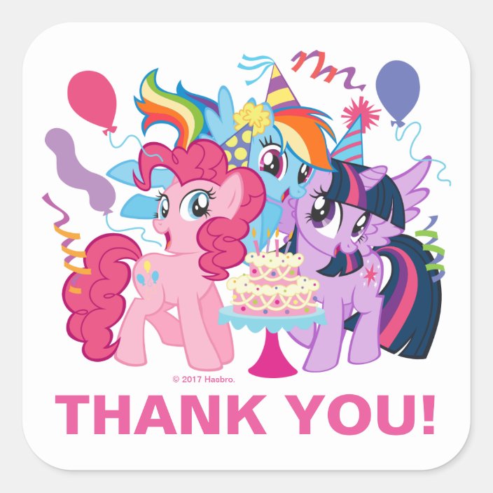 my little pony thank you tags