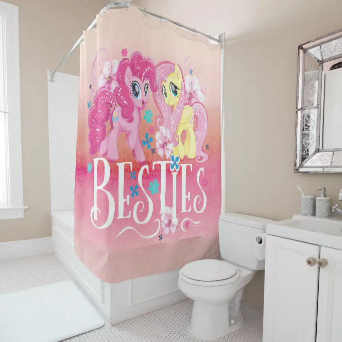 Fluttershy Besties Shower Curtain, My Little Pony Shower Curtain
