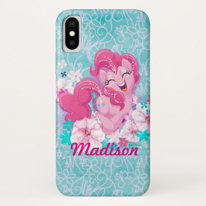 My Little Pony | Pinkie Running Through Flowers iPhone X Case