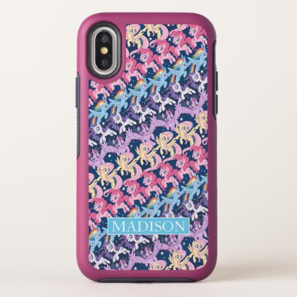 My Little Pony | Pony Rainbow Pattern OtterBox Symmetry iPhone X Case
