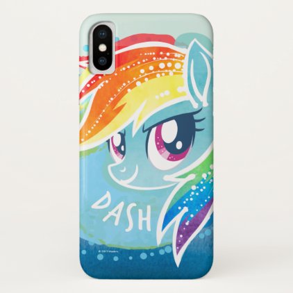 My Little Pony | Rainbow Dash Watercolor iPhone X Case