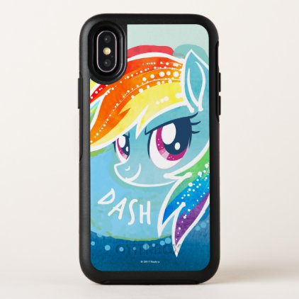 My Little Pony | Rainbow Dash Watercolor OtterBox Symmetry iPhone X Case