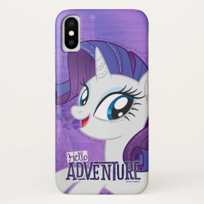 My Little Pony | Rarity - Hello Adventure iPhone X Case