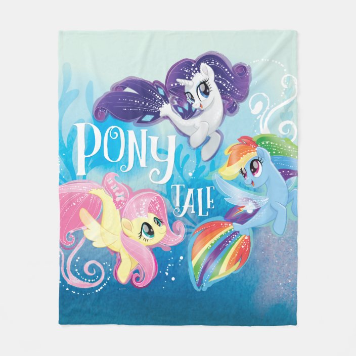 my little pony mermaid blanket